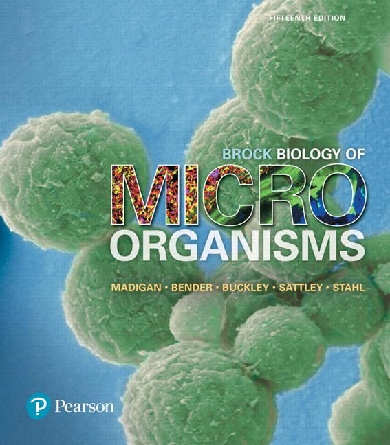Test Bank for Brock Biology of Microorganisms 15th Edition Madigan